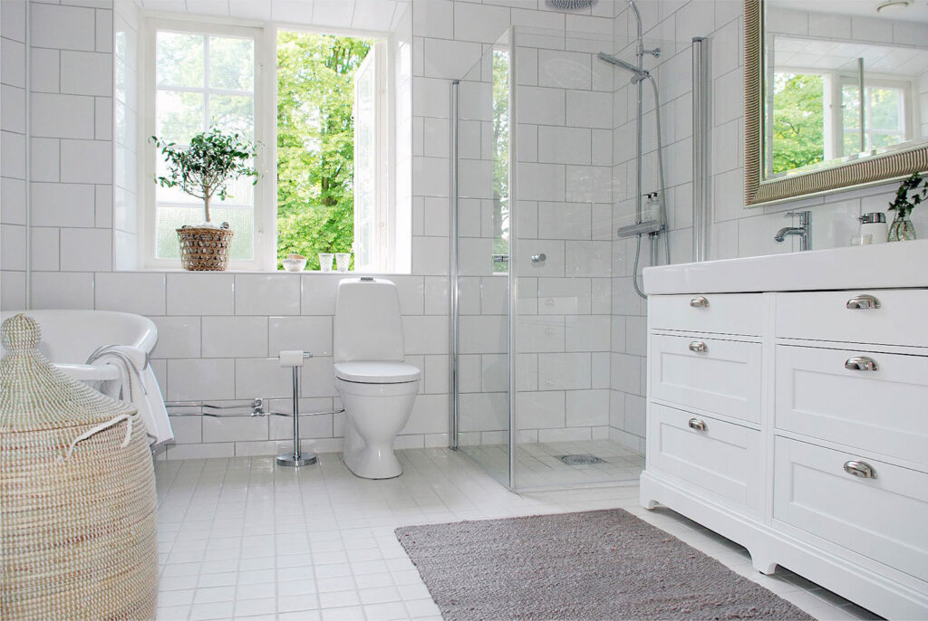 Tvättstugerenovering i villa. Södertälje Bårsta Stockholm