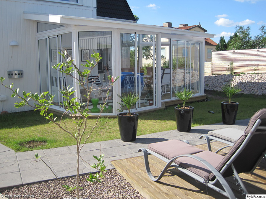 Byggnation av uterum. Åkers Styckebruk Sörmland