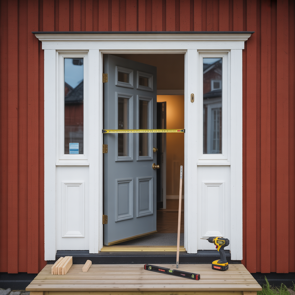 byta ytterdorr kostnad matt u varde och montering