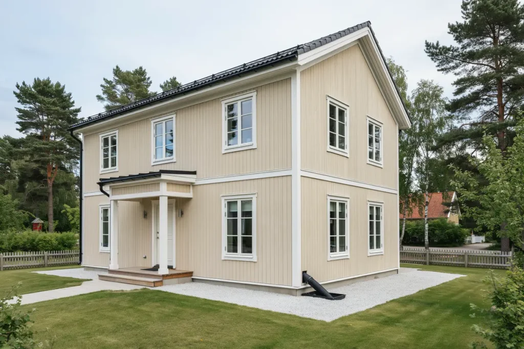 k llarrenovering med ny dr nering runt husgrund i kers kyrkby kers styckebruk